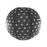 Polka Dots Round Paper Lantern - 12 inches (click for more colors)