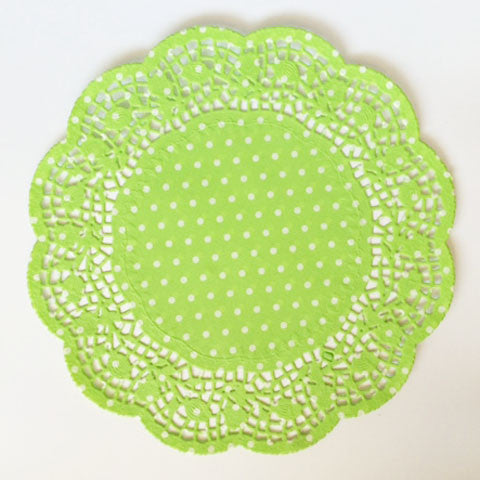 Polka Dot Paper Doilies - 10.5 inches (click for more colors)