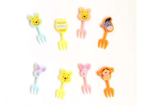 Pooh and Friends Fork Picks