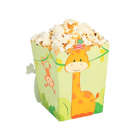Zoo Birthday Mini Popcorn Boxes