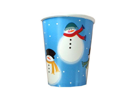 Snowman Paper Cups (8 ct)