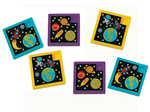 Space Party Slide Puzzles (6 ct)