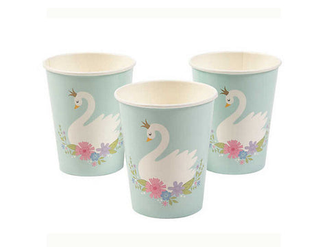 Sweet Swan Paper Cups (8 ct)