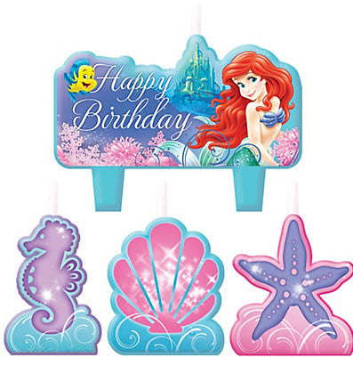 Ariel The Little Mermaid Birthday Candle