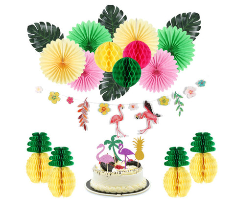 Tropical Flamingo Party Decorating Kit