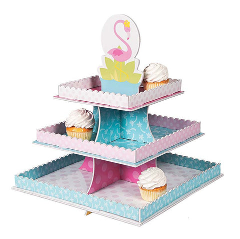 Tropical Flamingo Party Treat Stand