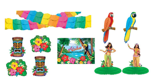 Tropical Tiki Room Decorating Kit