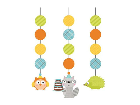 Woodland Birthday Dangling Cutout