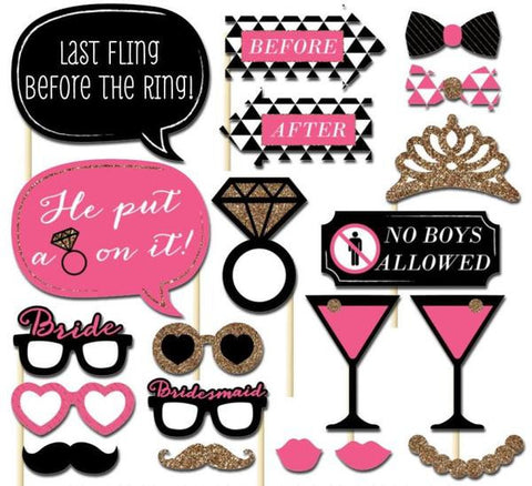 Bachelorette Party Photo Booth prop sticks