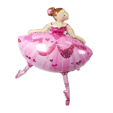 Pink Ballerina Foil Balloon