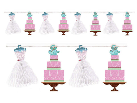Blushing Bride Honeycomb Garland