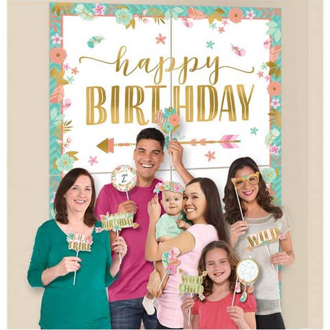 Boho Birthday Scene Setter