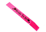 Bride to Be Sash (click for colors)