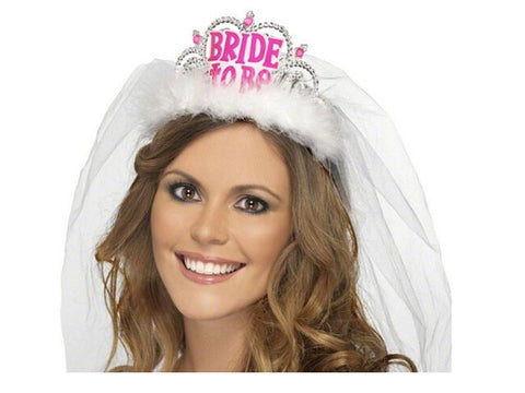 Bride to be Tiara with Veil