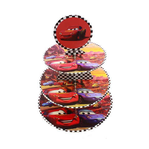 Disney Cars Tiered Cupcake Stand