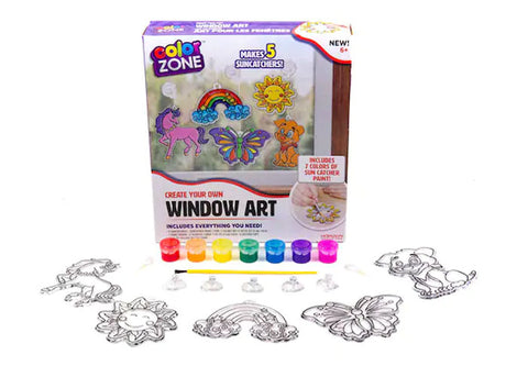 Color Zone Suncatcher Window Art Kit