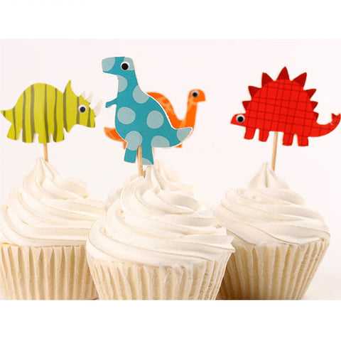 Dino Roarrr cupcake picks (12 ct)