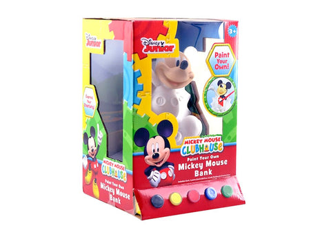 Disney Paint Your Own Mickey Mouse Coin Bank Kit