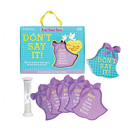 Don't Say It Bridal Shower Game