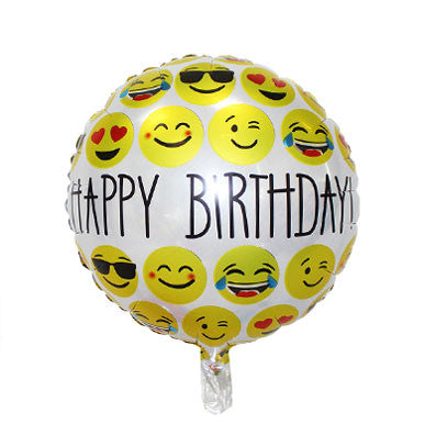 Emoji Birthday Foil balloon