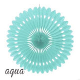 Die-cut Tissue Paper Fan - 16 inches (click for more colors)