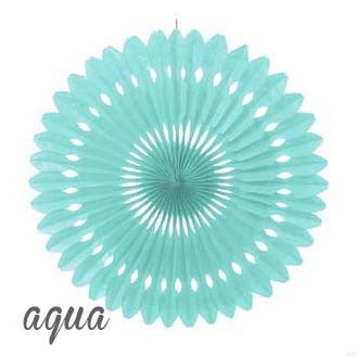 Die-cut Tissue Paper Fan - 16 inches (click for more colors)