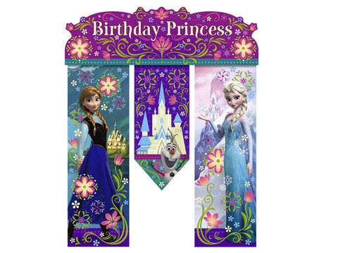 Frozen Birthday Princesss Banner