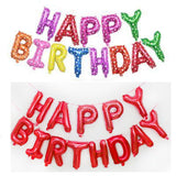 Hanging Happy Birthday Foil Balloon (click for more colors)