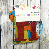 Glitter Birthday Garland (click for more colors)