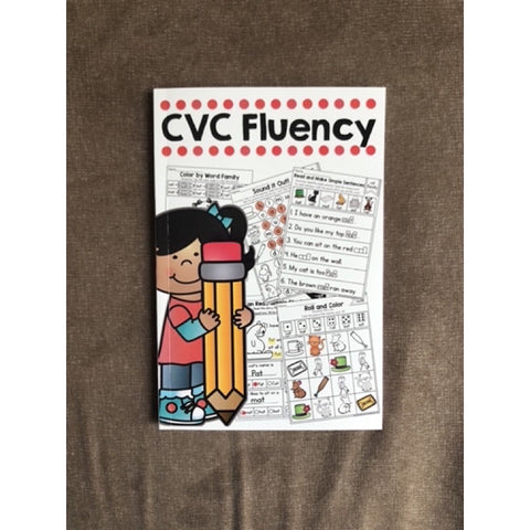 CVC Fluency pocket workbook