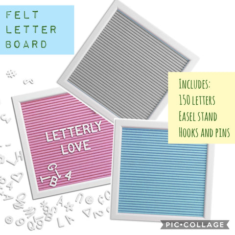 Felt Letter Board (click for colors)