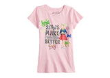 Jojo Siwa Bows Make Christmas Better Girls Graphic Tee