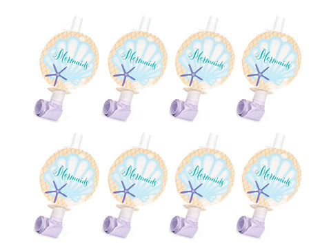 Mermaids Party Blowouts (8 ct)