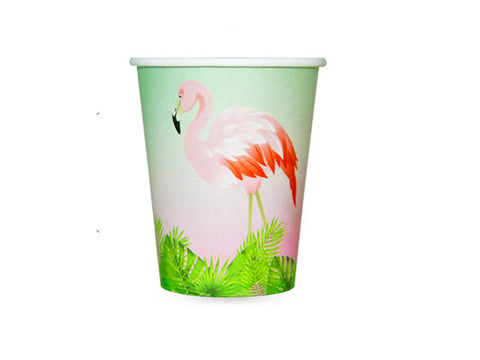 Mod Flamingo Paper Cups (8 ct)