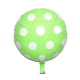 Polka Dot Round Foil Balloon - 18 inches (click for more colors)