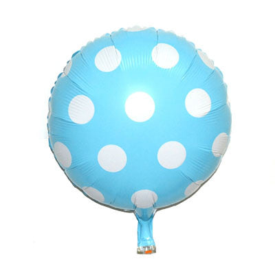 Polka Dot Round Foil Balloon - 18 inches (click for more colors)