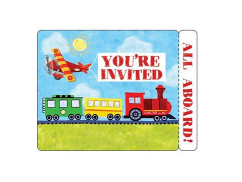 Transportation Invitations (8 ct)