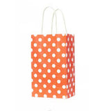 Polka Dot paper bags - 10 ct - with handles (click for more colors)