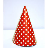 Polka Dots Party Hats - 6 ct (click for more colors)