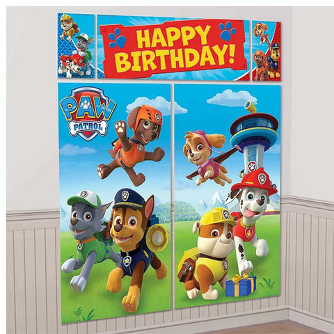 Paw Patrol Birthday Scene Setter
