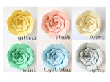DIY Petal Paper Flower - 12 inches (click for more colors)