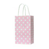 Polka Dot paper bags - 10 ct - with handles (click for more colors)