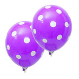 Polka Dot Latex Balloons - 12 inches - 2 ct (click for more colors)