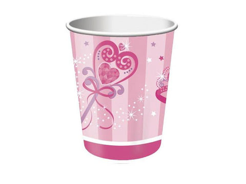 Pink Princess Paper Cups (10 ct)
