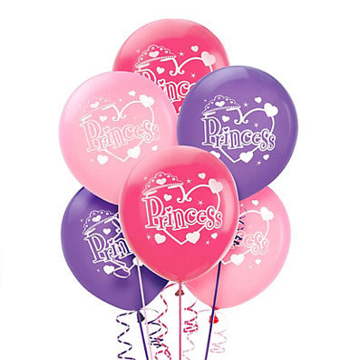 Princess Party Latex Balloons