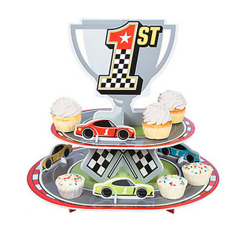 Race Car Cupcake Stand