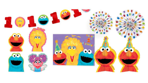 Sesame Street 1st Birthday Decorating Kit