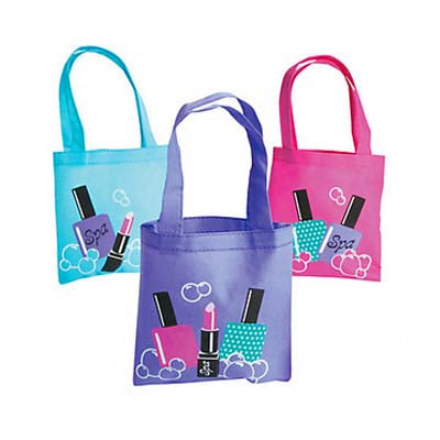 Spa Party Mini Tote Bags (6 ct)