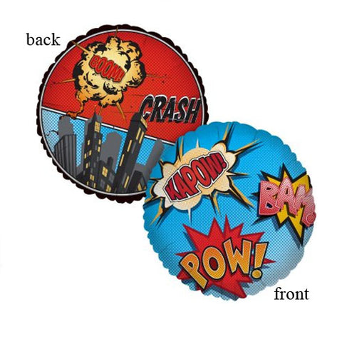 Superhero Comics Foil Balloon