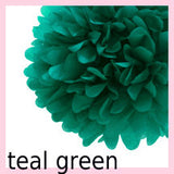 Tissue Pom Poms - 10 inches (click for more colors)